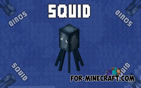 Squid mod for MCPE 0.10.5