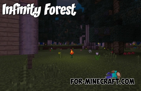 Infinity Forest mod for Minecraft PE