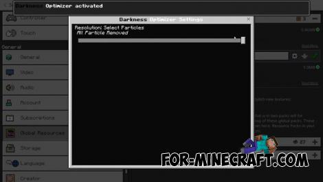 Darkness UI Pack for Minecraft PE 1.21