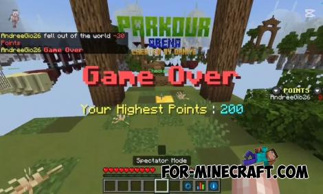 SkyParkour Map for Minecraft Bedrock 1.21
