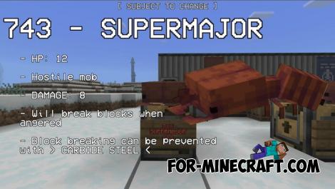 SCP Classified Addon v1.2.4 for Minecraft Bedrock 1.21