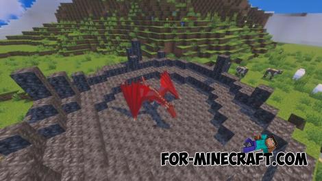 Frost and Flame Dragons Addon for Minecraft Bedrock 1.21
