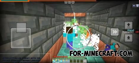 Lightning Magic Sword Addon for Minecraft PE 1.21