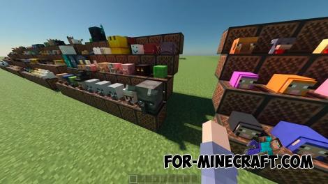 All Mob Heads Addon for Minecraft Bedrock 1.21