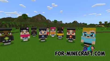 Pixel Pals NPC Pack for Minecraft PE 1.21