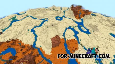 Island of All Biomes Seed for Minecraft PE 1.21