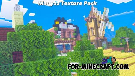 Manyzz Texture Pack (128x) for Minecraft Bedrock 1.21