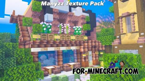 Manyzz Texture Pack (128x) for Minecraft Bedrock 1.21