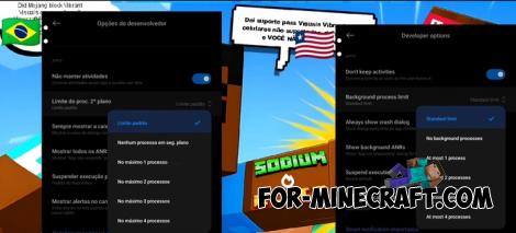 Optifine Mobile for Minecraft Bedrock 1.21