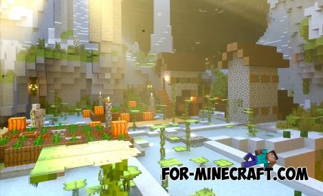 Lush Cave Village Seed for Bedrock Edition 1.21