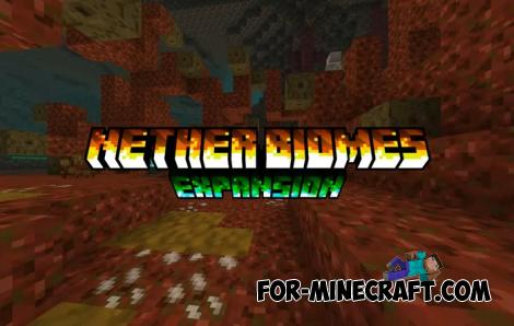 NetherBiomes Expansion Mod v1.0.4 for Minecraft Bedrock 1.21