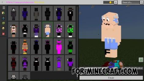 BSF 4D Skin Pack for Minecraft Bedrock 1.21