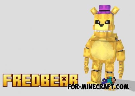 FNAF Fredbear Addon for Minecraft Bedrock 1.21.124