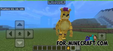 FNAF Fredbear Addon for Minecraft Bedrock 1.21.124