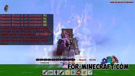 Jujutsu Add-on v1.7 (Techniques & Missions Upd) for Bedrock 1.21