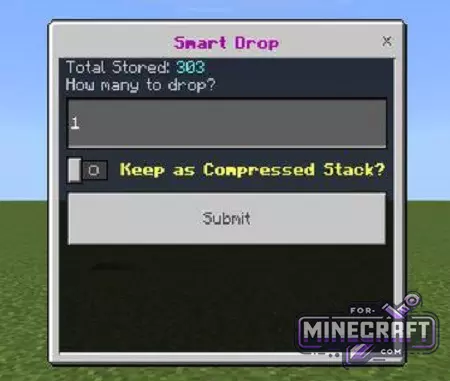 OverStack Addon for Minecraft Bedrock