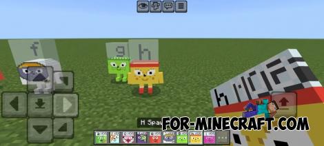 Alphablocks Morphs Addon for Minecraft PE 1.2126.0
