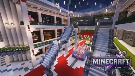 Christmas Mall Hunt Map for Minecraft Bedrock 26.0.26+