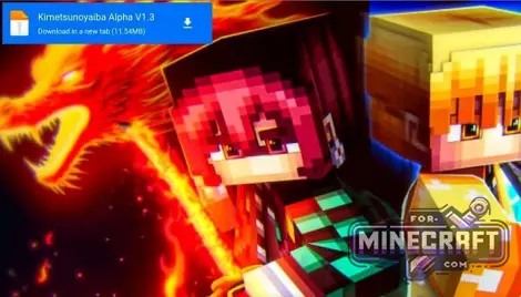 Kimetsu No Yaiba Addon for Minecraft Bedrock 26.0.26+