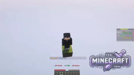 Random One Block Map for Minecraft Bedrock