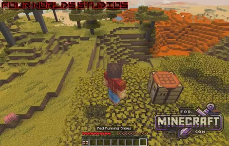 Speed Shoes Addon for Minecraft PE 1.21.131+