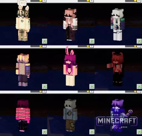 1,100 Skin Pack for Minecraft Bedrock 1.21/26.0+