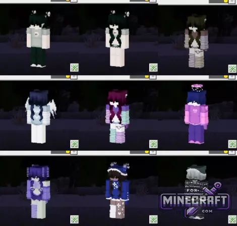 1,100 Skin Pack