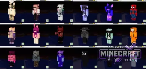 1,100 Skin Pack for Minecraft Bedrock 1.21/26.0+