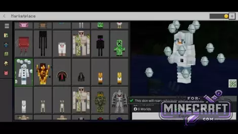 4D/5D Skins Support Mod for MCPE 1.21.132+