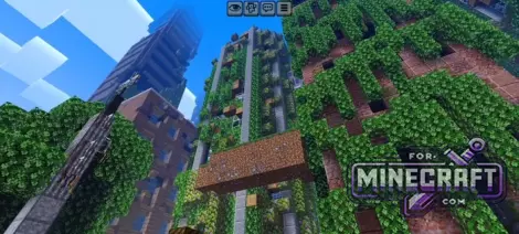 Apocalyptic Cities Generator Addon for Minecraft Bedrock 26.0