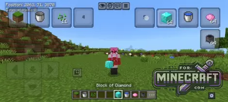 Custom Slot Buttons v1.1.0 for Minecraft Bedrock 26.0 (1.21+)