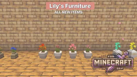 Lily Furniture Addon 2026 Update for Bedrock 26.0+