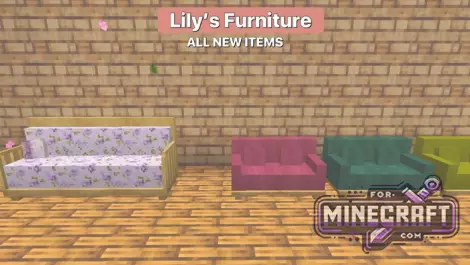 Lily Furniture Addon 2026 Update for Bedrock 26.0+