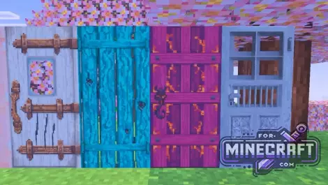 Living Doors Pack for Minecraft Bedrock 1.21