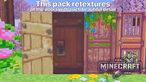 Living Doors Pack for Minecraft Bedrock 1.21