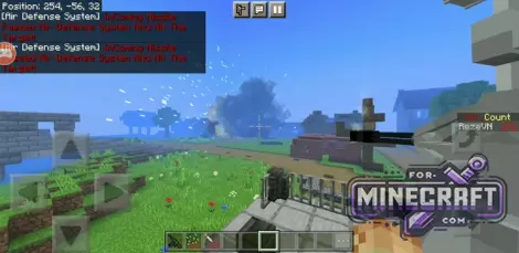 Mk 15 Phalanx Addon (Defense System) for MC Bedrock 1.21