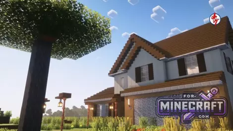 Modern Plains House for Minecraft Bedrock
