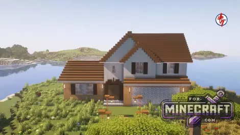 Modern Plains House for Minecraft Bedrock