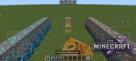 Ore Generators Mod v1.5 for Bedrock 26.0.29