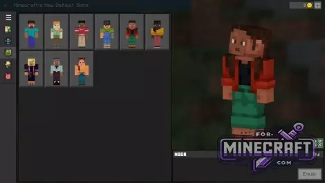 Plastic Origins Skin Pack for Bedrock 1.21/26.0
