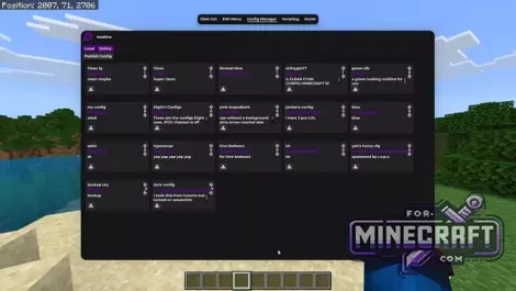VoidLine Client for Minecraft Bedrock