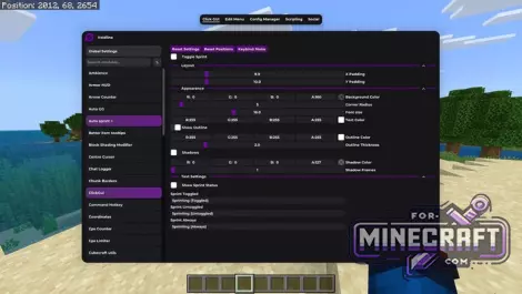 VoidLine Client for Minecraft Bedrock