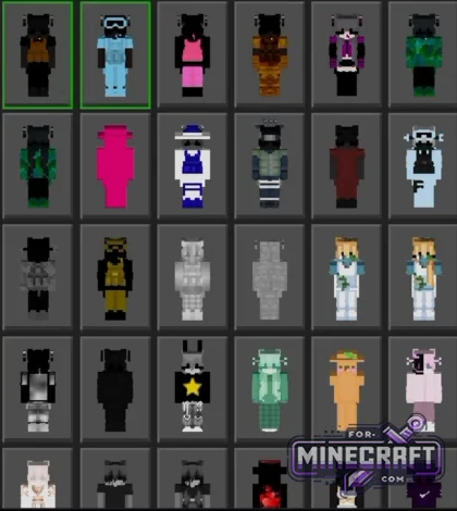 300+ Skin Bundle for Minecraft Bedrock 26.1+ (APK/Zip)