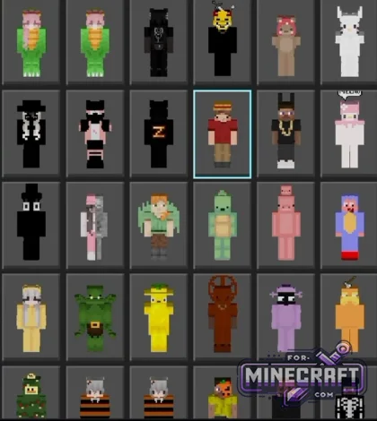 300+ Skin Bundle for Minecraft Bedrock 26.1+ (APK/Zip)