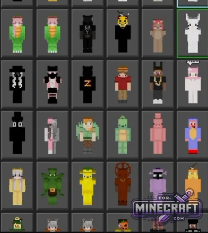 300+ Skin Bundle for Minecraft Bedrock 26.1