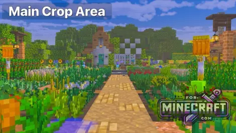 Advanced Farming World Map for Minecraft Bedrock 26.10+