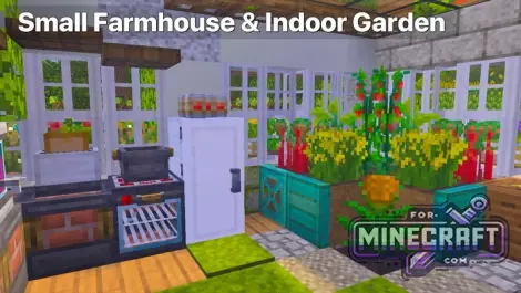 Advanced Farming World Map for Minecraft Bedrock 26.10+