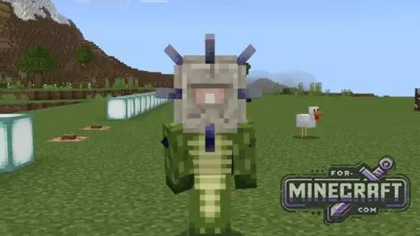 Craftable Mob Heads Addon v1.2.0 for Minecraft Bedrock 1.21/26.0+