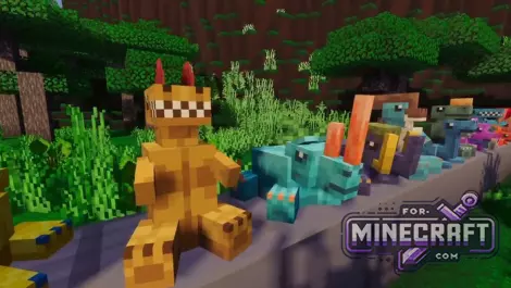 Dinosaurs Time Addon v1.1 for Minecraft Bedrock/PE 1.21/26.10+