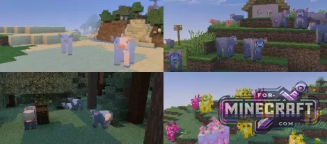 Minecraft Earth Mobs v1.6.1 for Bedrock 1.21/26.0+